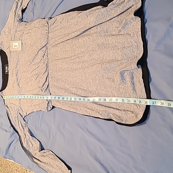 Bench Women's T-shirt dress small black/gray NWT long sleeve lined - Picture 7 of 9